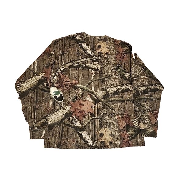 MOSSY OAK 2XL Break Up Infinity Mens Long Sleeve Camo forest hunting shirt XXL - Picture 2 of 6
